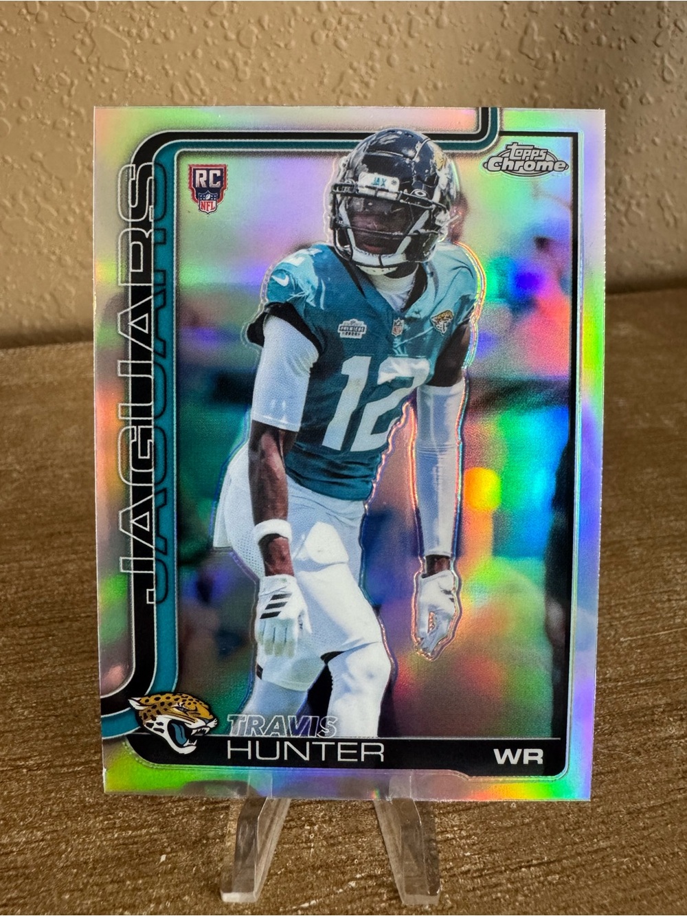 2025 Topps Chrome - Travis Hunter #332 (RC) Refractor‎ Jacksonville Jaguars